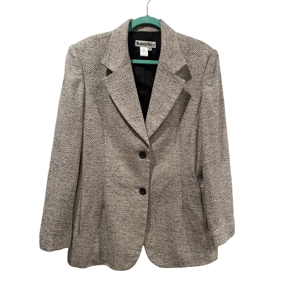 Barrie Pace Vintage Silk Tweek Boyfriend Jacket, 18